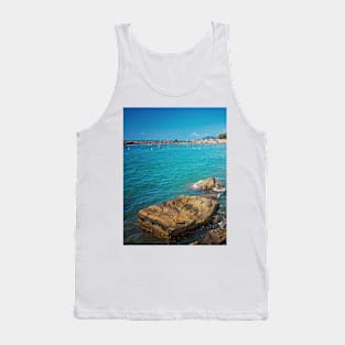 Summer Beach Rocks Sea Travel Vacation Italy Tank Top